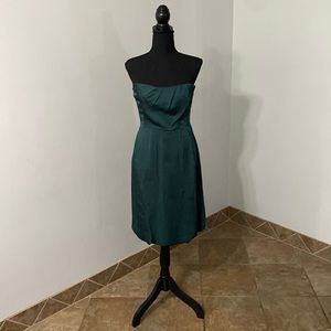 Banana Republic - size 12 strapless emerald dress